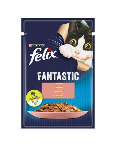 FRISKIES FANTASTIC Lazac zselé 85g nedves macskaeledel