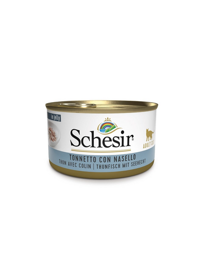 SCHESIR Tonhal szürke tőkehallal zselében 85 g