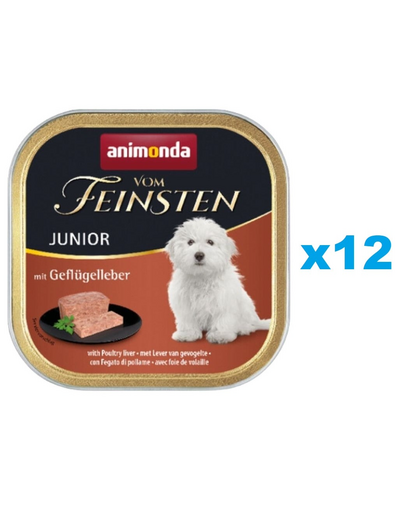 ANIMONDA Vom Feinsten Junior Baromfimáj 12x150 g