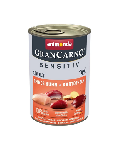ANIMONDA Grancarno Sensitive Konzerv csirke krumplival 400 g