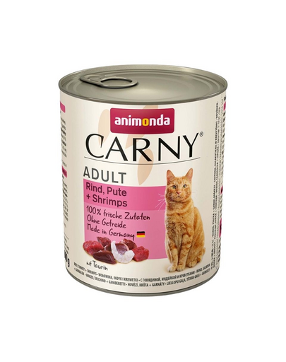 ANIMONDA Carny Adult Marhahús tonhal és garnélarák 800 g