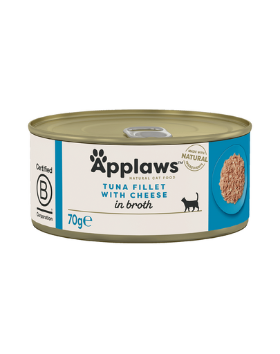 APPLAWS Cat Konzerv macskáknak tonhal és sajt 70 g