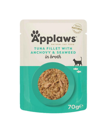 APPLAWS Cat Tonhal szardella és tengeri moszat 70g