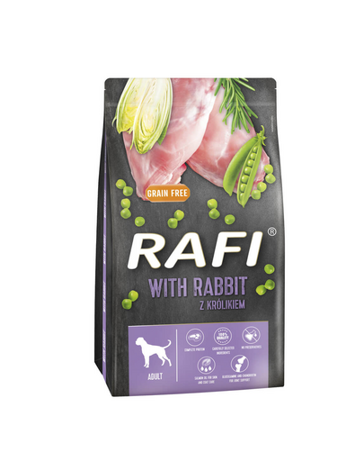 RAFI Száraz kutyaeledel nyúllal 10kg