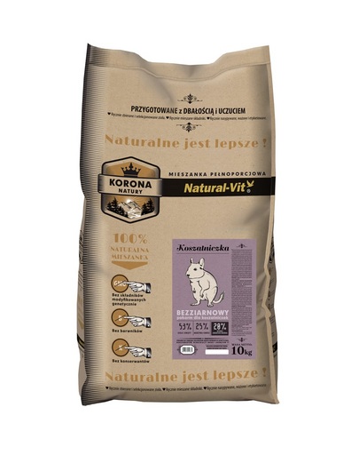NATURAL-VIT természet koronája Teljes értékű takarmány a futóegér számára 10 kg