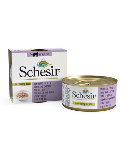 SCHESIR Tonhal csirkével húslevesben 70G