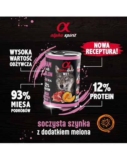 ALPHA SPIRIT Sonka dinnyével 400 g
