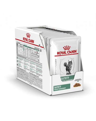 ROYAL CANIN Cat Satiety Feline 48 x 85 g nedves eledel túlsúlyos/elhízott felnőtt macskáknak