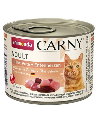 ANIMONDA Carny Adult csirke, pulyka & kacsaszív 200 g