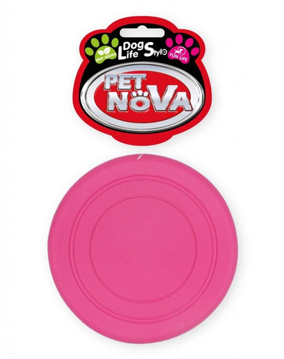PET NOVA DOG LIFE STYLE Frisbee 18cm rózsaszín, menta ízű