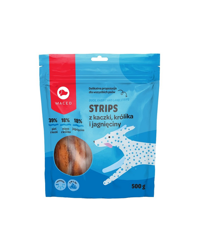 MACED Strips kacsa, nyúl és bárány 500 g