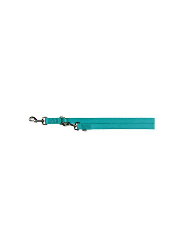 TRIXIE Póráz "prémium adjustable lead double" XS  2 m - 10 mm világos kék