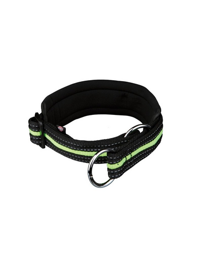 TRIXIE Fényvisszaverő nyakörv l 45–53 cm - 30 mm fekete-zöld