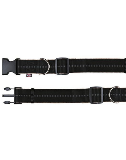 TRIXIE Nyakörv softline elegance collar s – m 32 – 45 cm - 38 mm fekete