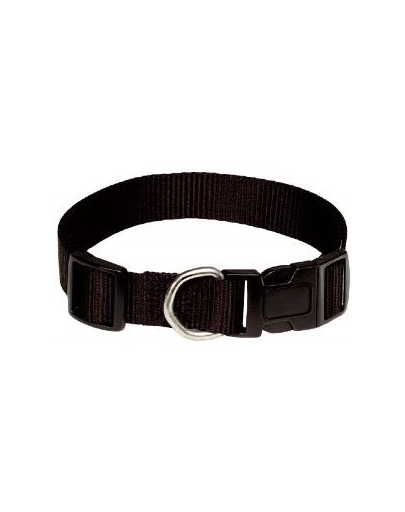 ZOLUX Szalagos nyakörv 25 - 35 cm 10 mm fekete