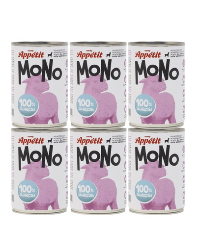 COMFY APPETIT MONO Monoprotein élelmiszer bárányhússal 6x400 g