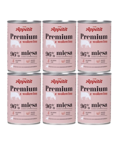 COMFY APPETIT PREMIUM Marhahússal 6x400 g