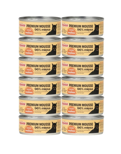 COMFY APPETIT PREMIUM Mousse pulykával macskáknak 12x85 g