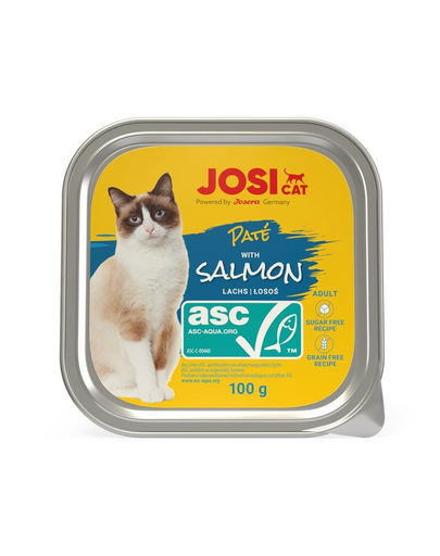 JOSERA JosiCat Lazacpástétom macskáknak 100g