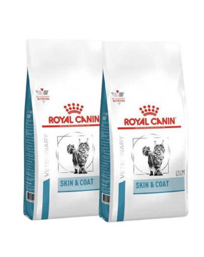 ROYAL CANIN VHN Cat Skin & Coat Diétás eledel érzékeny bőrű macskák számára 2 x 400 g