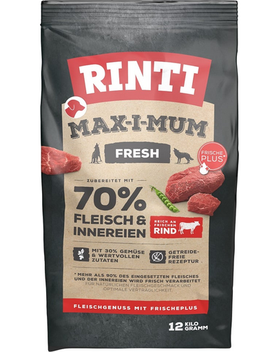 RINTI MAX-I-MUM Beef marhahússal 12 kg