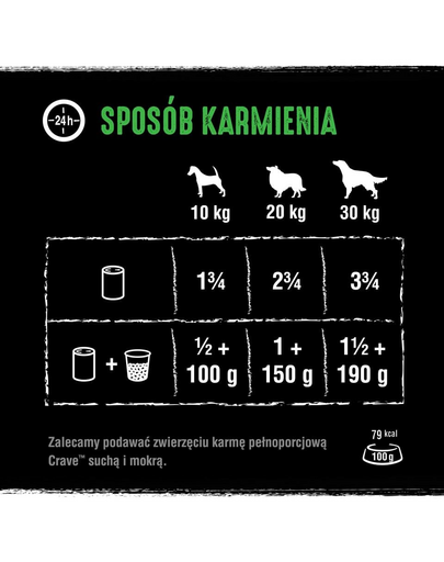 CRAVE konzerv 400g - bárány és marhahús pástétom (teljes értékű gabonamentes nedves eledel felnőtt kutyáknak)