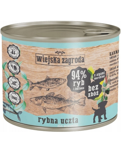 WIEJSKA ZAGRODA Hal lakoma kölyökkutyáknak 200 g