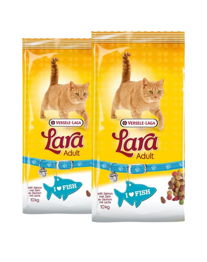 VERSELE-LAGA Lara Adult Salmon Macskaeledel lazaccal 20 kg (2 x 10 kg)