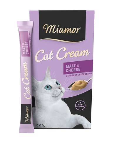 MIAMOR Cat Cream sajtkrémes maláta paszta 6 x 15 ml