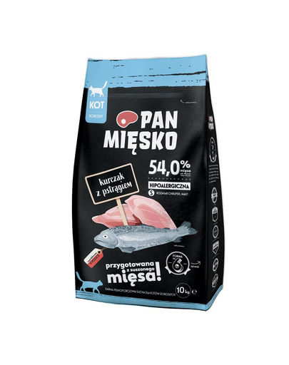 PAN MIĘSKO S Csirke pisztránggal 10 kg