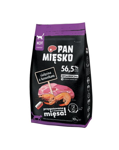 PAN MIĘSKO Borjúhús garnélarákkal S 10 kg