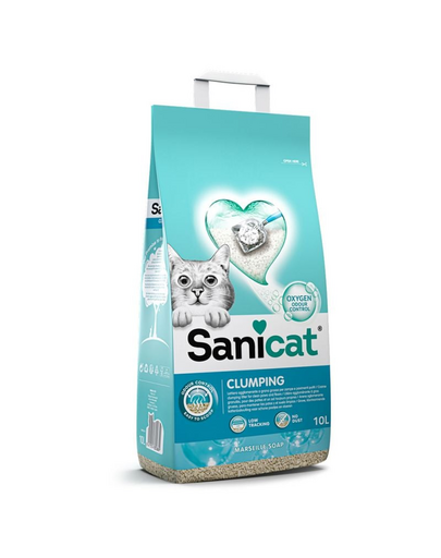 SANICAT Clumping 16 l bentonit szemcsés marsil szappan