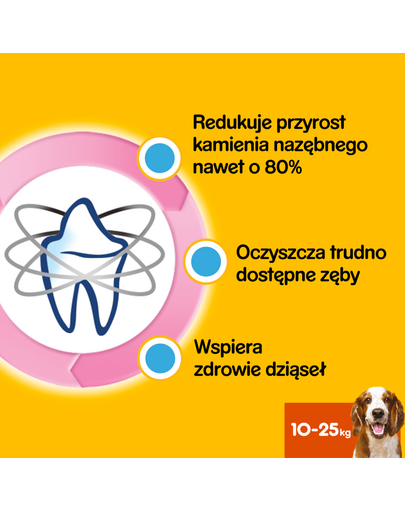 PEDIGREE Dentastix közepes fajták 8 x180 g