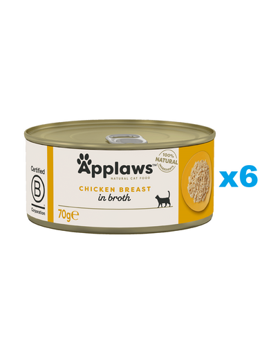 APPLAWS Cat Csirkemell 6x70 g