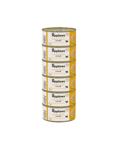 APPLAWS Cat Csirkemell 6x70 g