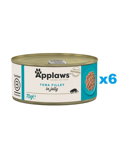 APPLAWS Cat Tonhal zselében 6x70g
