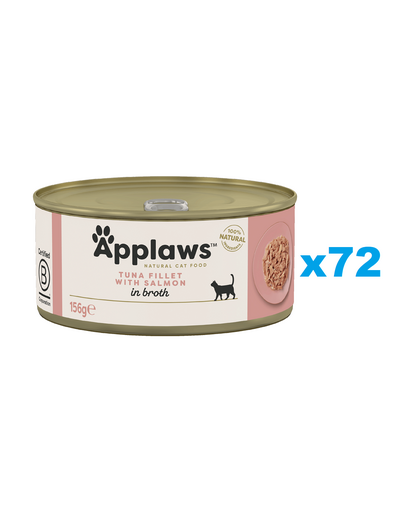 APPLAWS Cat Tonhal lazaccal húslevesben 72x156 g