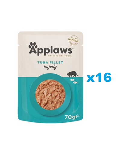 APPLAWS Cat Tonhalfilé zselében 16x70 g