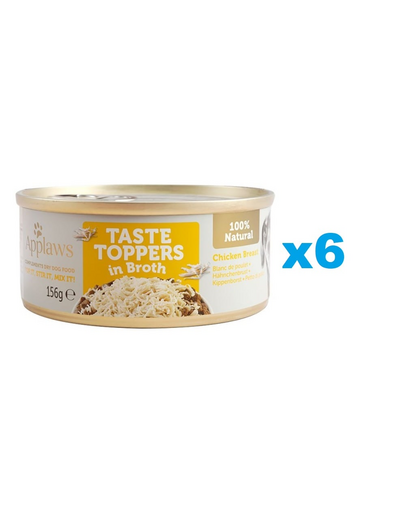 APPLAWS Taste Toppers Csirkemell húslevesben 6x156 g