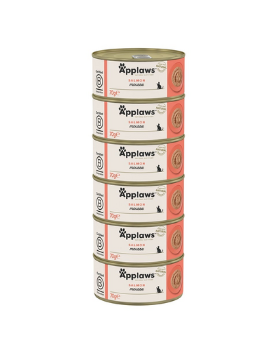 APPLAWS Cat Lazac mousse 6x70 g