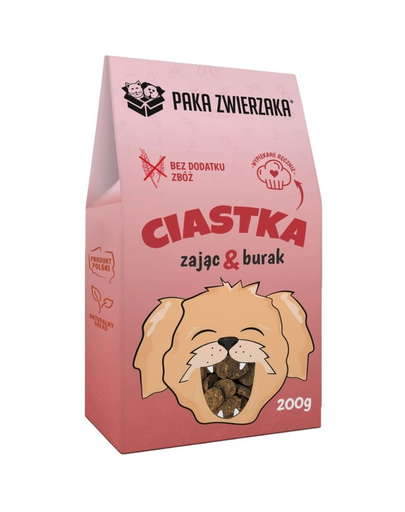 PAKA ZWIERZAKA Nyúl céklával 200 g kutyakeksz