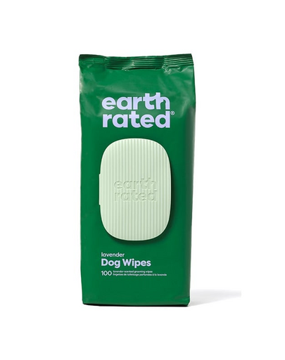 EARTH RATED Komposztálható törlőkendő levendula 100 db.