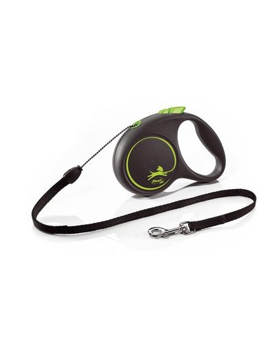 FLEXI Black Design S Cord 5 m green automata zsinór