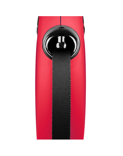 FLEXI Automatikus póráz New Classic L szalag 8 m Red