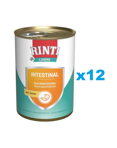 RINTI Canine Intestinal Chicken Csirke 12x400 g