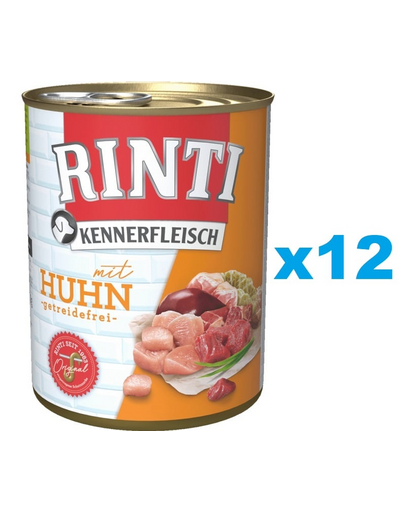 RINTI Kennerfleisch Chicken csirke 12x400 g
