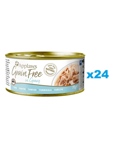 APPLAWS Cat Grain Free Tonhal mártásban 24x70 g