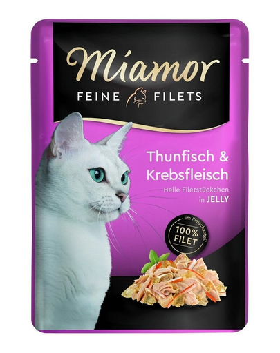 MIAMOR Feine Filets tonhal és rák tasak 24 x 100 g