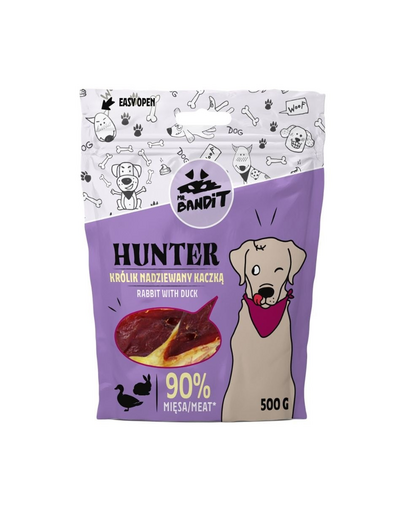 MR. BANDIT Hunter kacsával töltött nyúl kutyáknak 500 g