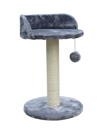 KATIDO Kaparófa macskaággyal 47 cm szürkéskék
